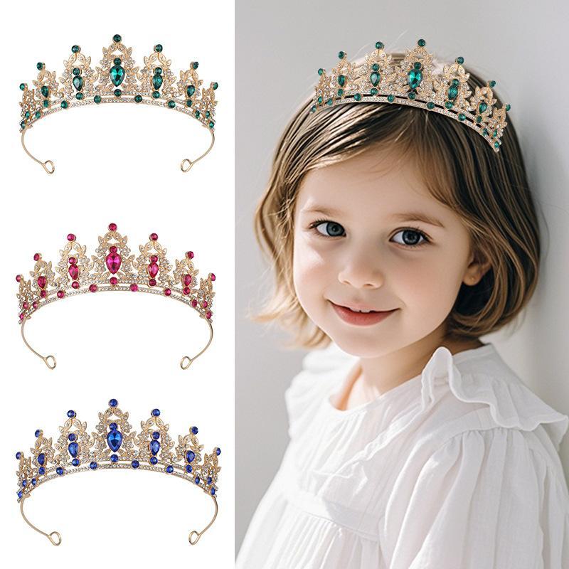 Princess Bridal Tiara Crown For Women Children Elegant Hair Headpiece For Wedding Prom Birthday Party Bridal Headpiece Accessory
