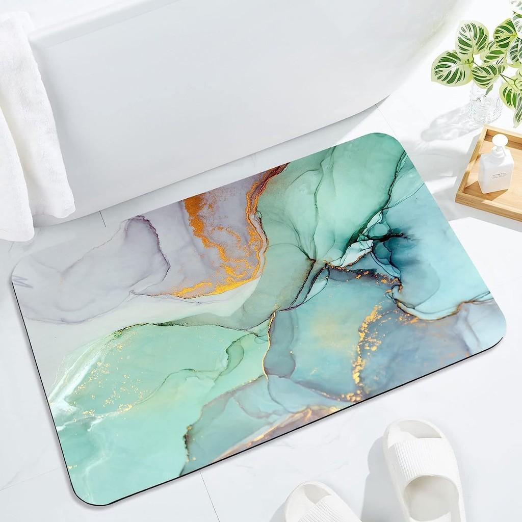 Waterproof Polyester Shower Floor Mat With Quick Dry Features For Bathroom And Entryway