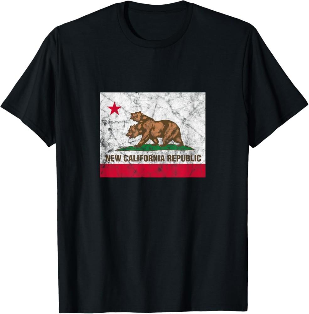 New California Republic NCR State Distressed Flag T-Shirt Unisex T-Shirt M
