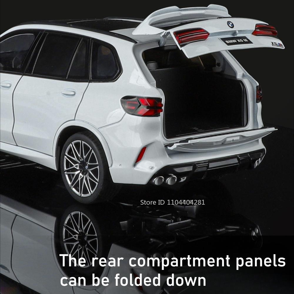 1:18 X5M Honda Accord Car Toys Alloy Diecast Models Shock Absorption Doors Opened Front Wheel Steering Vehices Desktop Ornament akf256