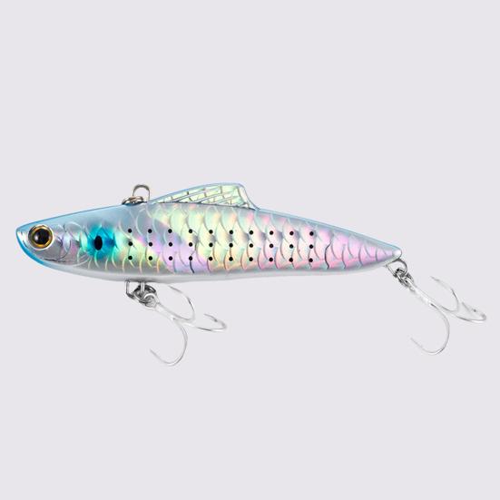 10CM/33G VIB Fishing Lure with Hooks Sinking Reflective 3D Hard Artificial Bait Freshwater Saltwater Trout Bass Walleye Fishing Accessories