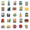 50PCS New Global Travel City Landscape Stickers Decal DIY Phone Laptop Guitar Stationery Scrapbook Skateboard Toy Sticker