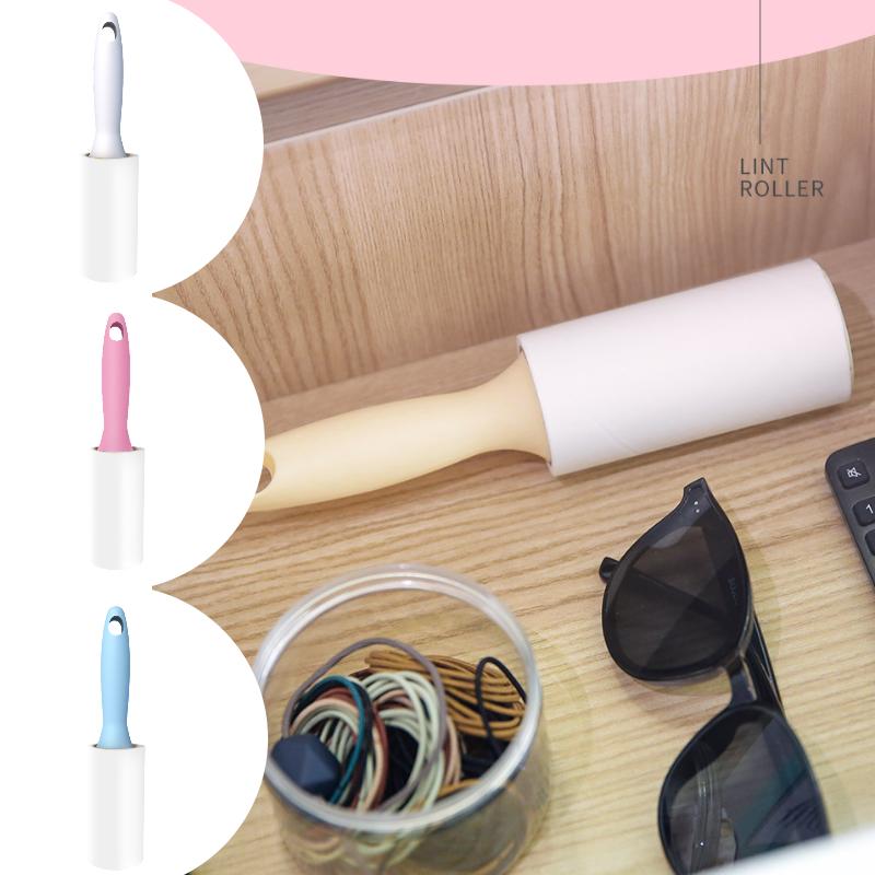 Sticker Hair Absorber Tearable Dust Sticking Paper Portable Removal Roller Brush