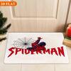 Bath Mat 1pc, Spider for Man Logo_2, MARVEL Flannel Rectangular Mat, Bathroom Non-slip Entrance Mat, Fun Door Decoration Mat,