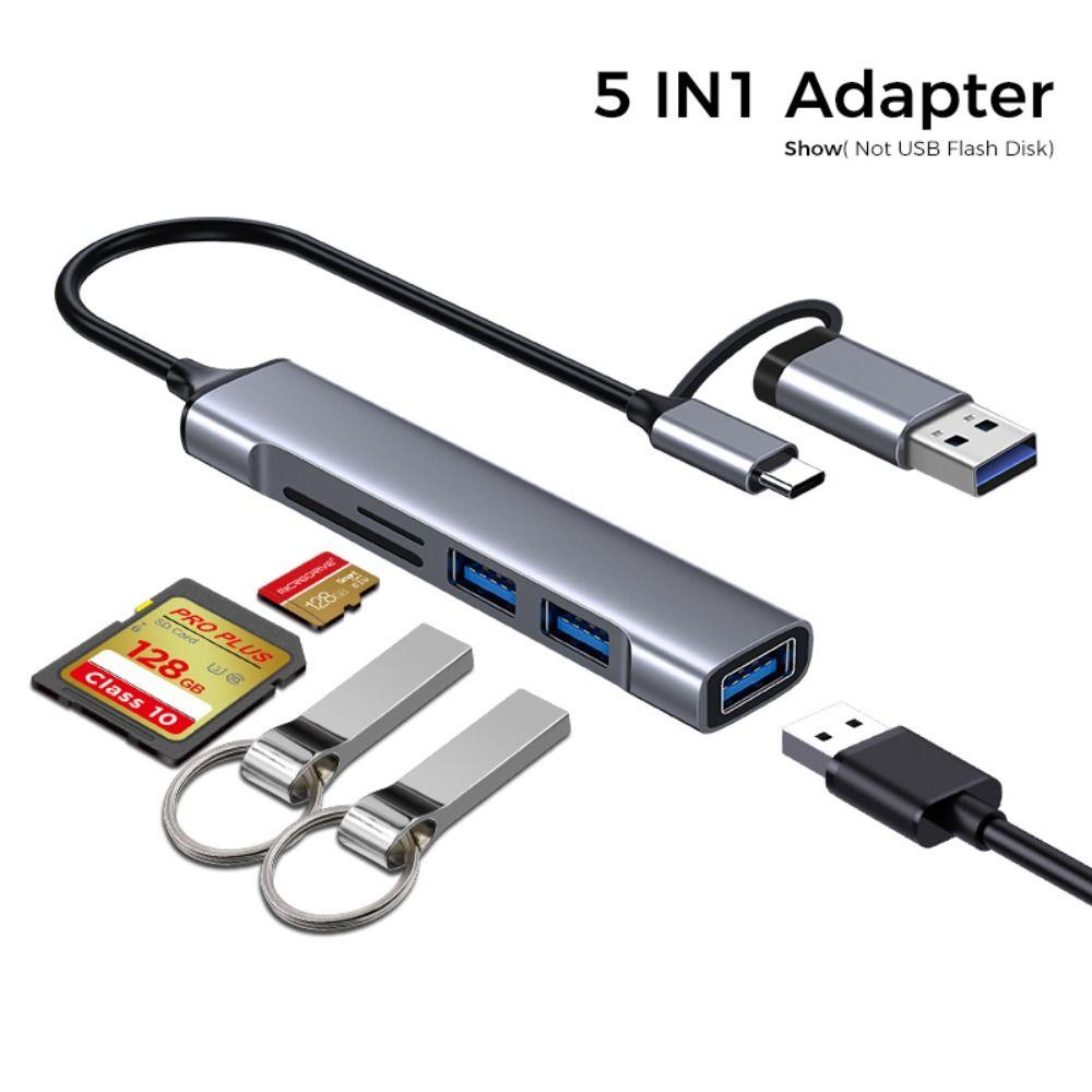 

Высокоскоростной микромини-кардридер USB 3.0 USB C HUB OTG-кардридер Карта памяти / USB Flash