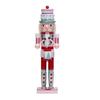 Traditional Wood Nutcrackers Collectible Christmas Figurines Christmas Present Dessert Man Candy Cake Pink Figure