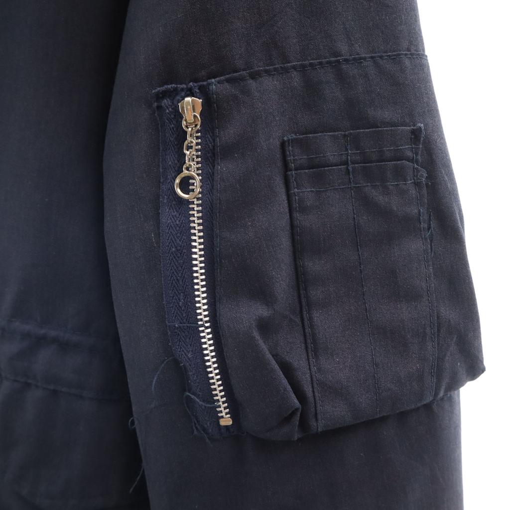 70s 80s vintage G-1 Flight jacket 50 Navy Men's Used