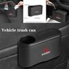 Car Trash Bin Hanging Vehicle Garbage Dust Case Storage Box Trash Can For Mitsubishi RalliArt Outlander Pajero L200 Galant