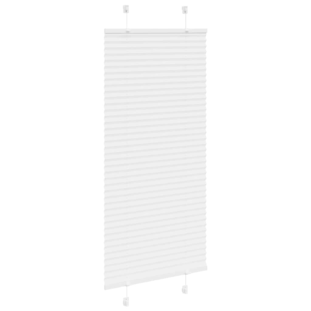 White Pleated Blind 65X100 Cm Fabric Width 64.4Cm