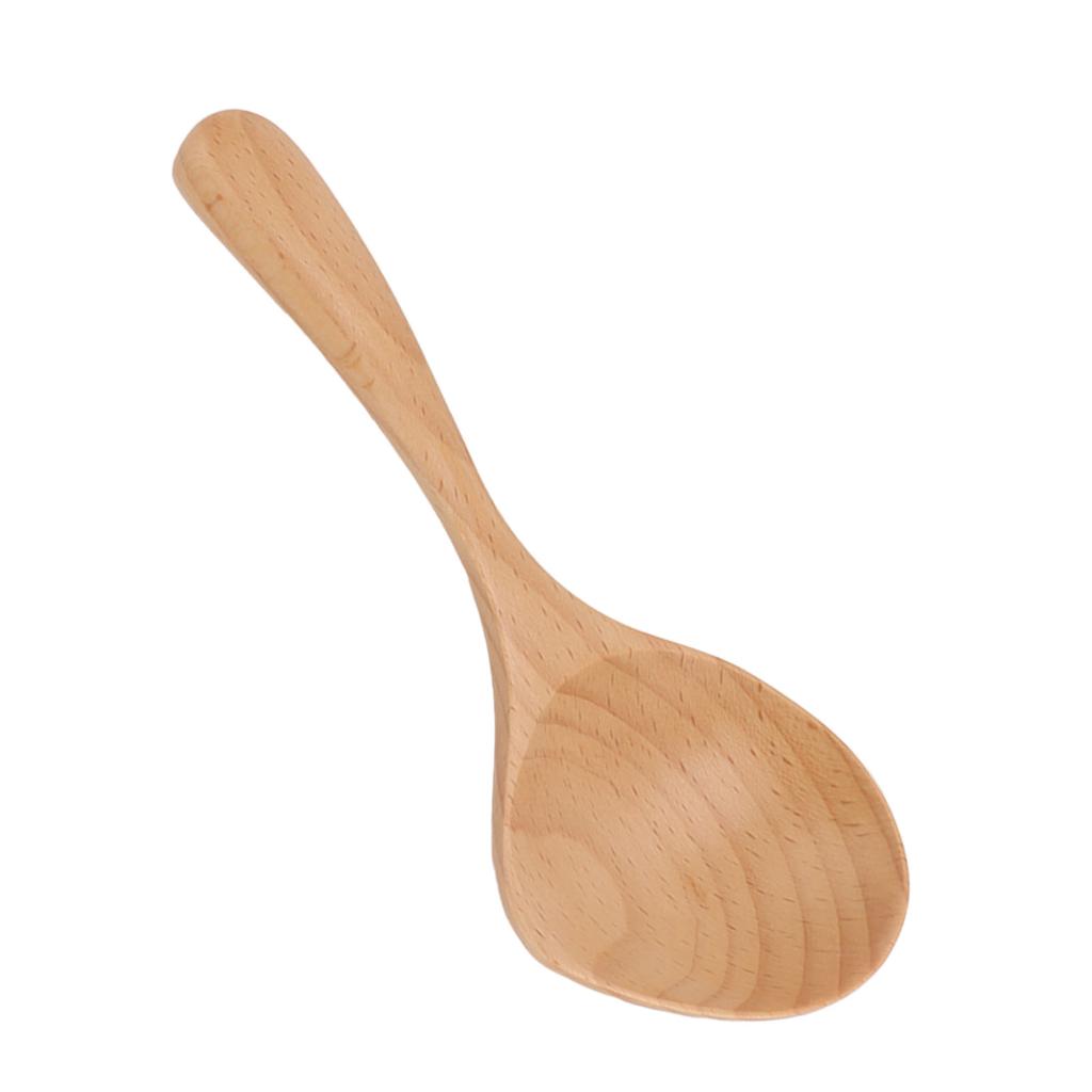 Wooden Spoons Handcrafted High Temperature Resistant Safe Eco Friendly Long Handle Wooden Spoons