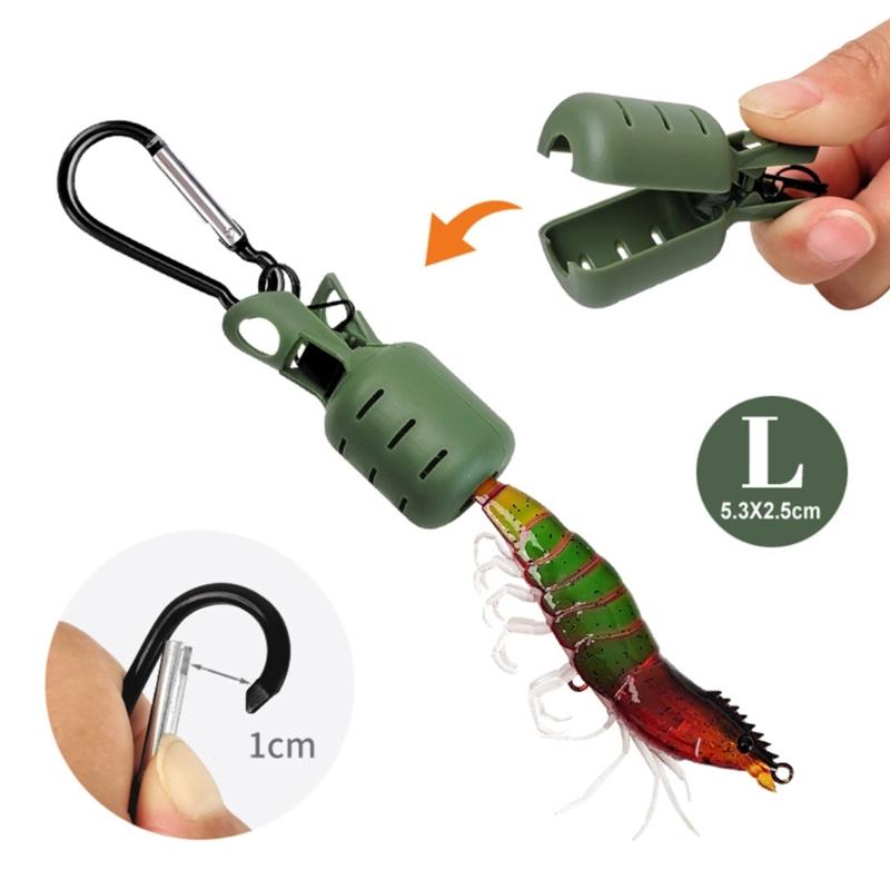 6 sztuk Ochronne nasadki na haczyki wędkarskie Pokrowce na haczyki wędkarskie Osłony na przynęty typu kałamarnica Osłona Pokrowiec Pudełko na akcesoria wędkarskie Narzędzie