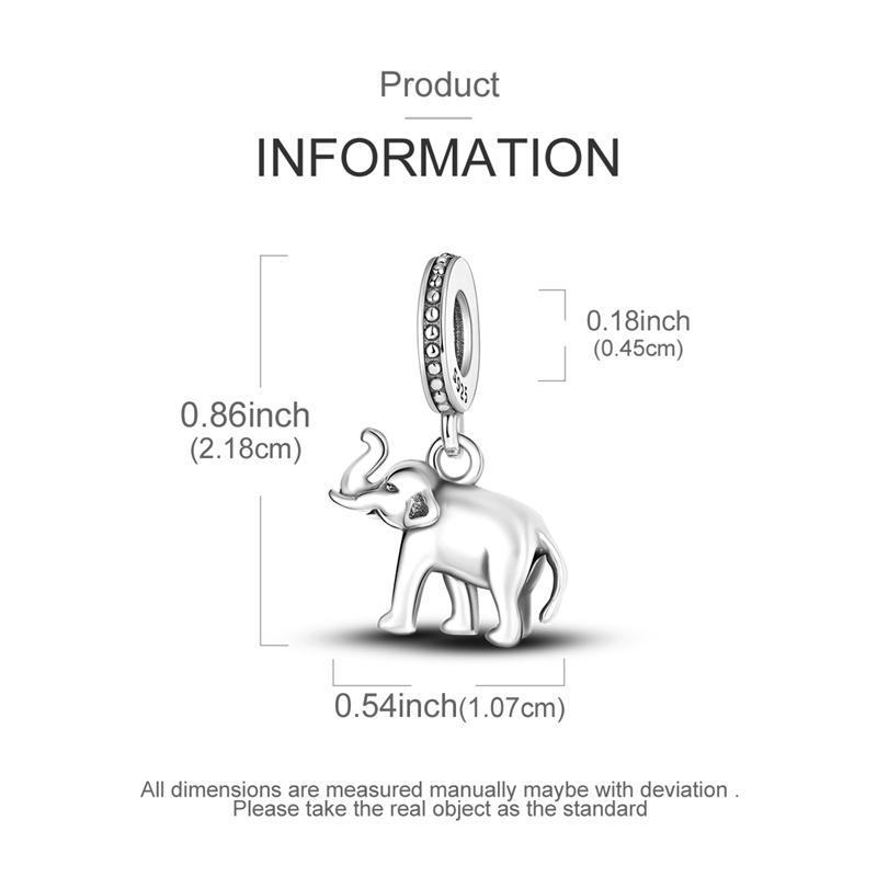 Copper Elephant Bow Pendants Cat Turtle Bear Angle Charms Beads Fit Original Bracelet Fine Jewelry Gifts Making