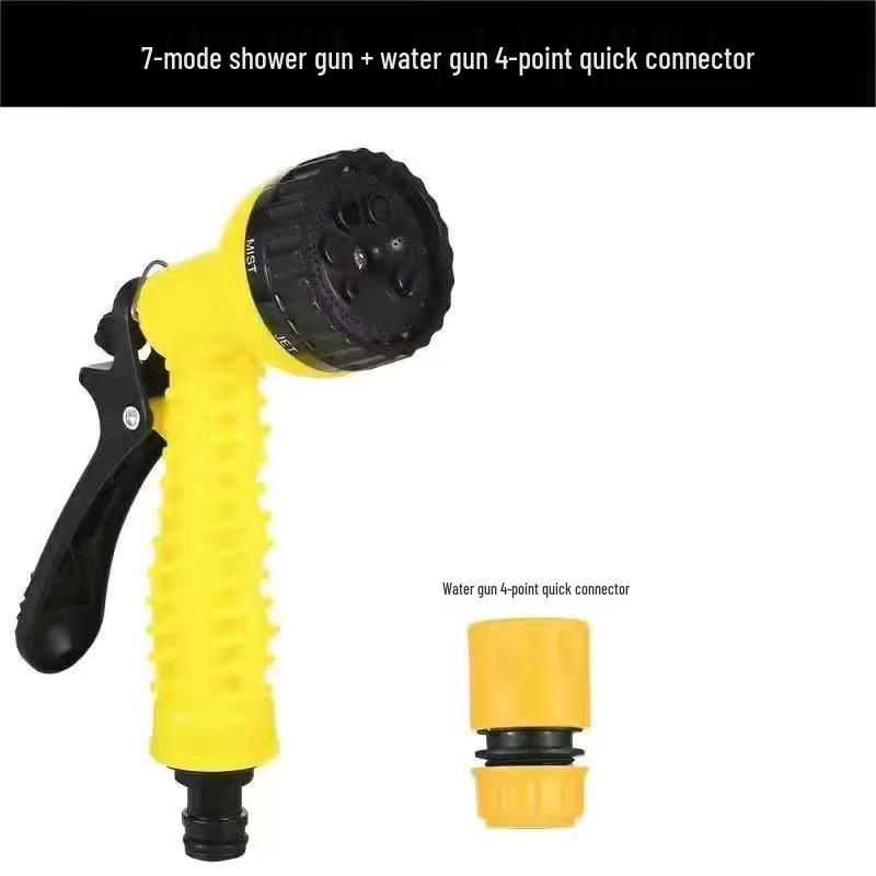 High-Pressure Water Spray Gun & Hose Connector for Car Wash and Garden
