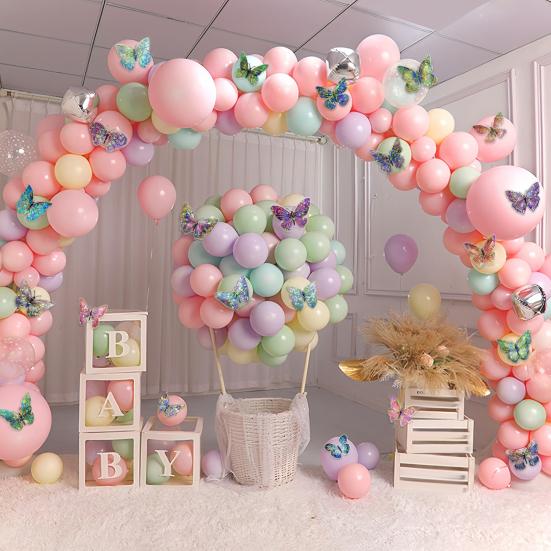 10 Unidades Pegatinas Holográficas de Mariposas Calcomanías de PET Impermeables para Portátiles Botellas de Agua Fundas de Teléfono Manualidades DIY Álbumes de Recortes Diarios Decoración Vintage Bohemia