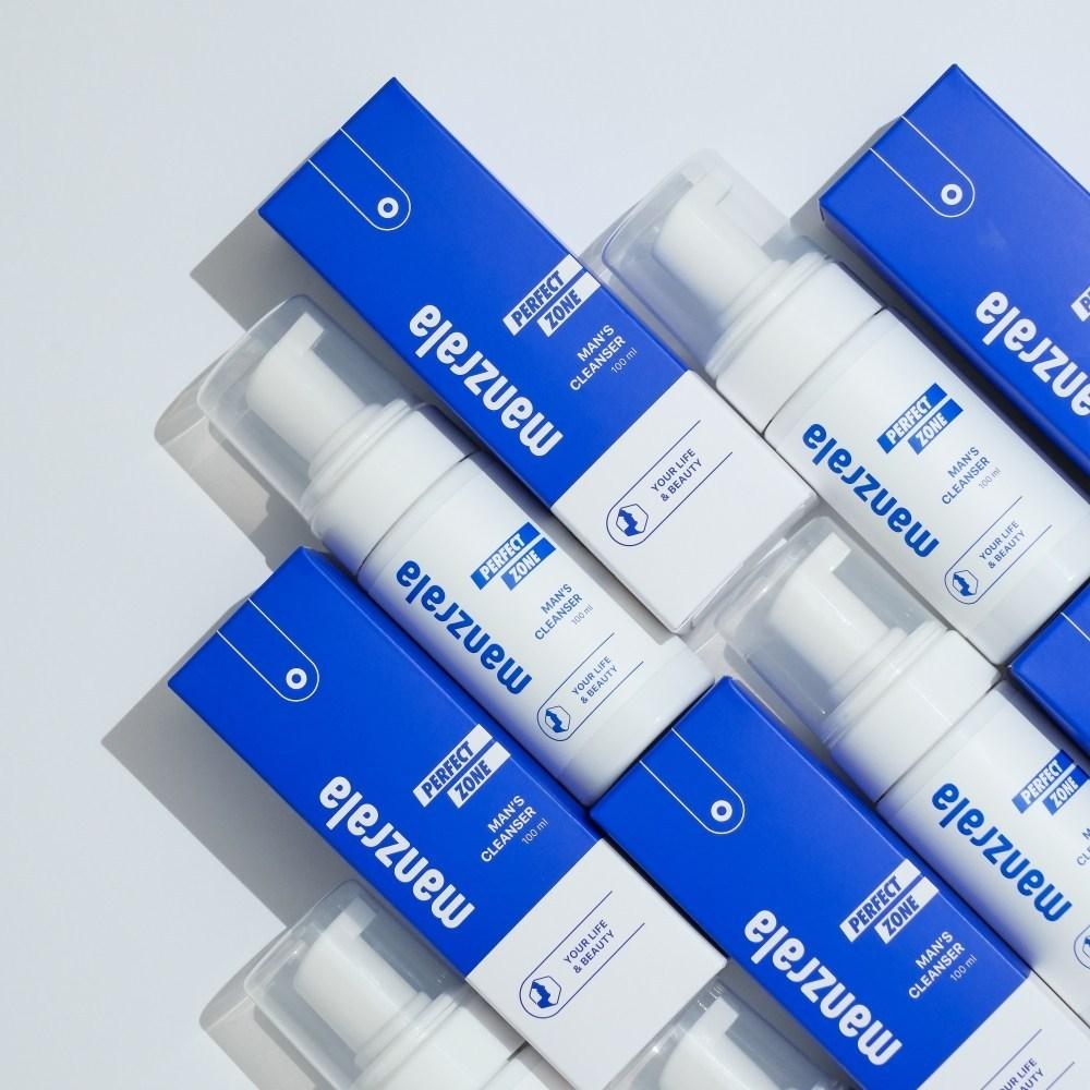 Edible Fragrance Men's Lala Perfect Zone Men's Cleanser Men's Y Zone Anal Groin Cleanser, Perfect Zone 2+1, 100ml, 3 Pieces