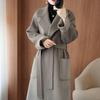 2023 Women's Mid-Length Oversized Double-Faced Cashmere Wool Coat