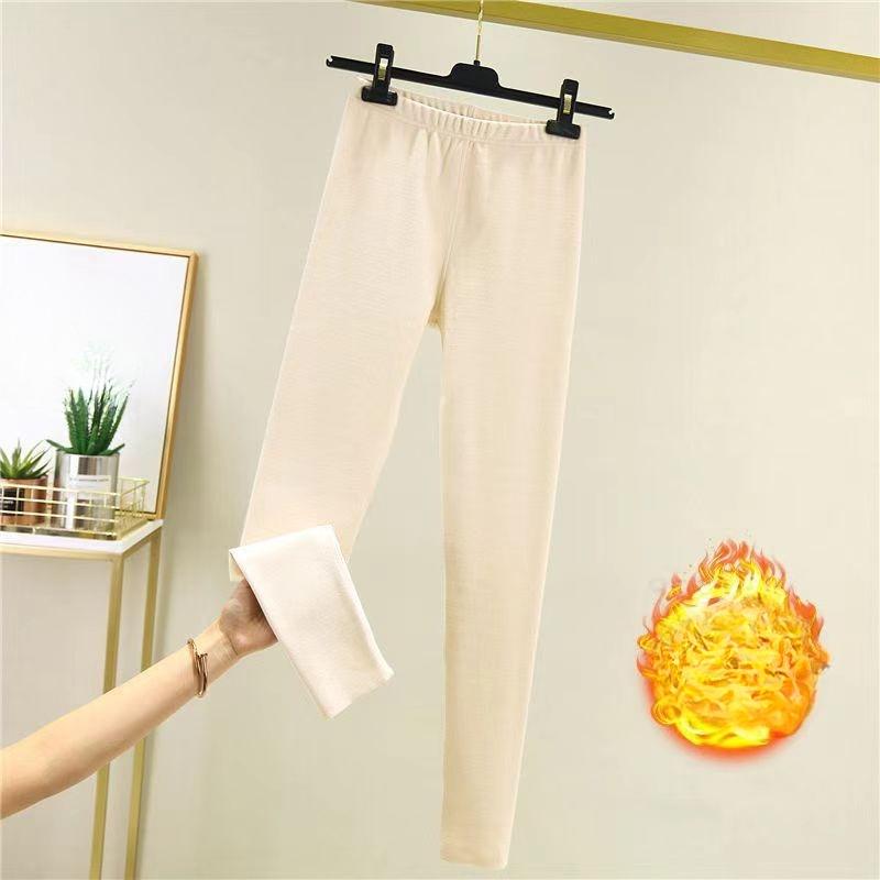 Women's Seamless German Velvet Winter Leggings - Thick, Double-Sided, Warm, Plus Velvet Autumn Wear