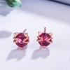 925 Silver Stud Earrings AAA Zircon High Quality For Women Earring Wedding Fine Fashion Jewelry Accessories Party Gift