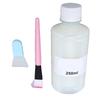 2 Pcs Clay Varnish 250ml Prevent Cracking Scratch Wear High Glass Air Dry Clay Glaze for Plaster Pre Coated Metal Wood
