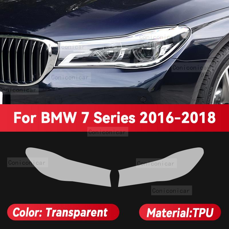 Für BMW 7er F01 F02 G11 G12 2009-2022 Auto Scheinwerfer Transparent TPU Schutzfolie Frontlicht Tönung Farbwechsel