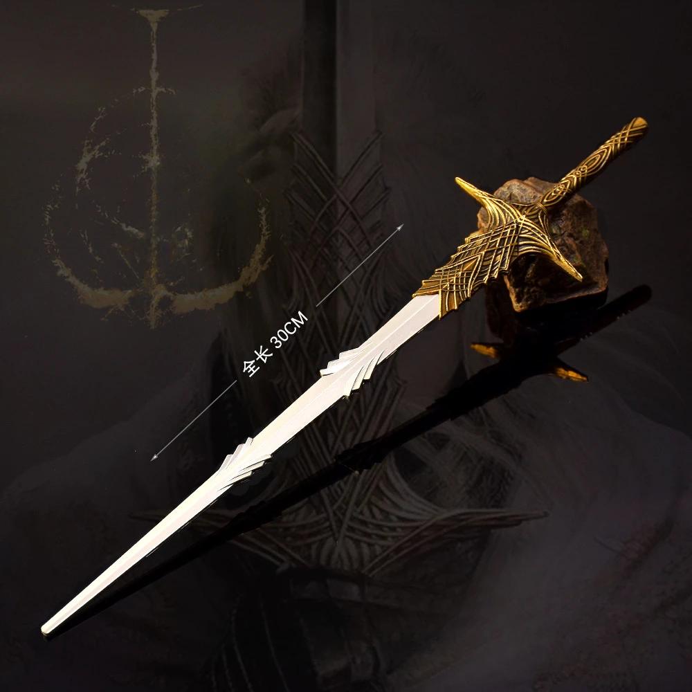 

30см Eldens Game Процветающий, Тень Меча Древа Эрд, Оружие Ближнего Боя, Модели Мечей, Аксессуары для Катаны Украшения Подарки Игрушки