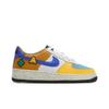 Air Force 1 Grade School ' - Starfish' (Unisex) University Gold / Light Bone / Starfish / Lapis Kids' Skateboarding Shoes DO4657 740