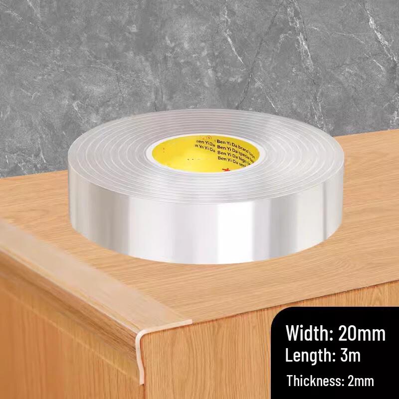 

Прозрачная лента для герметизации кромок кухни, предотвращающая образование плесени