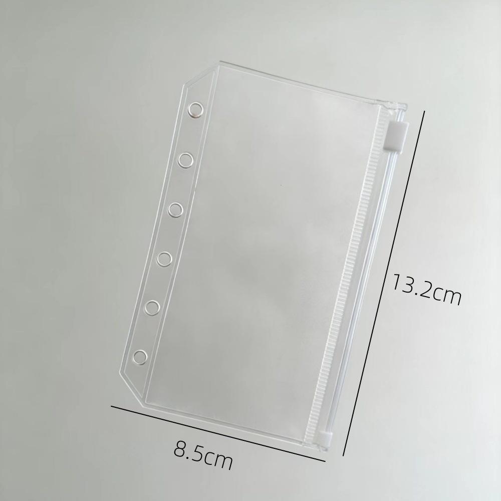 

A7 Stargazer Transparent PVC Six-Hole Loose-Leaf Student Diary and Photo Album Notebook