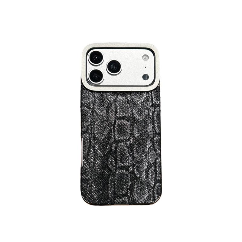 Premium Sense Applies To Iphone17promax Mobile Phone Case, Snakeskin Pattern Apple 16 Magnetic Suction 15 Anti-drop 14 Protective Case