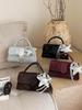 Women's 2026 Niche Snakeskin One-Shoulder Crossbody Handbag with Versatile Star Charm