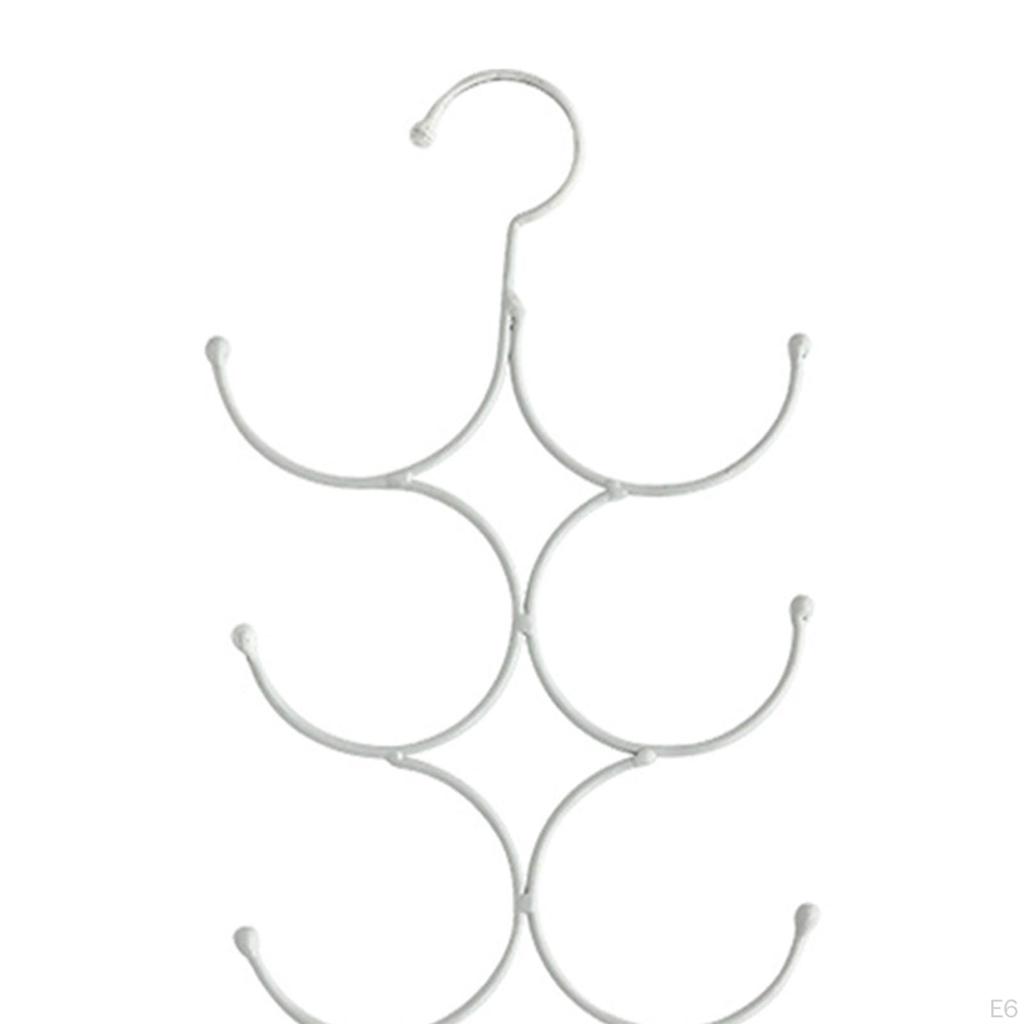 Appendiabiti Salvaspazio Per 5 Pantaloni - Organizer Multiplo Antiscivolo Con Ganci