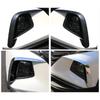 For Hyundai Tucson NX4   Front Fog Light Lamp Cover Trim Bumper Molding Eyebrow Eyelid Carbon Fiber Chrome Decoration