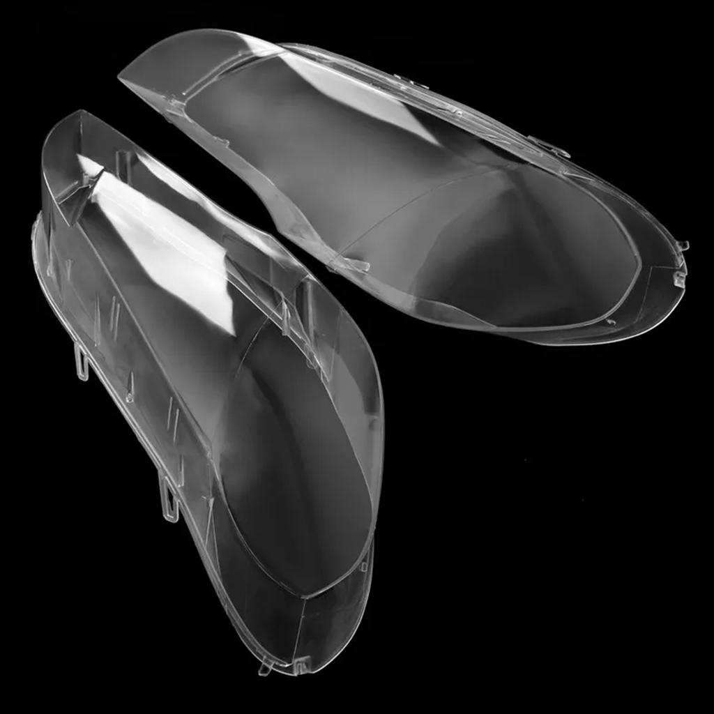 2PCS Clear Headlight Lens Cover Headlamp Left+Right For BMW X5 E70 2007-2013