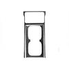2Pcs For Honda Civic 2006-11 Carbon Fiber Interior Water Cupholder Cover Trim