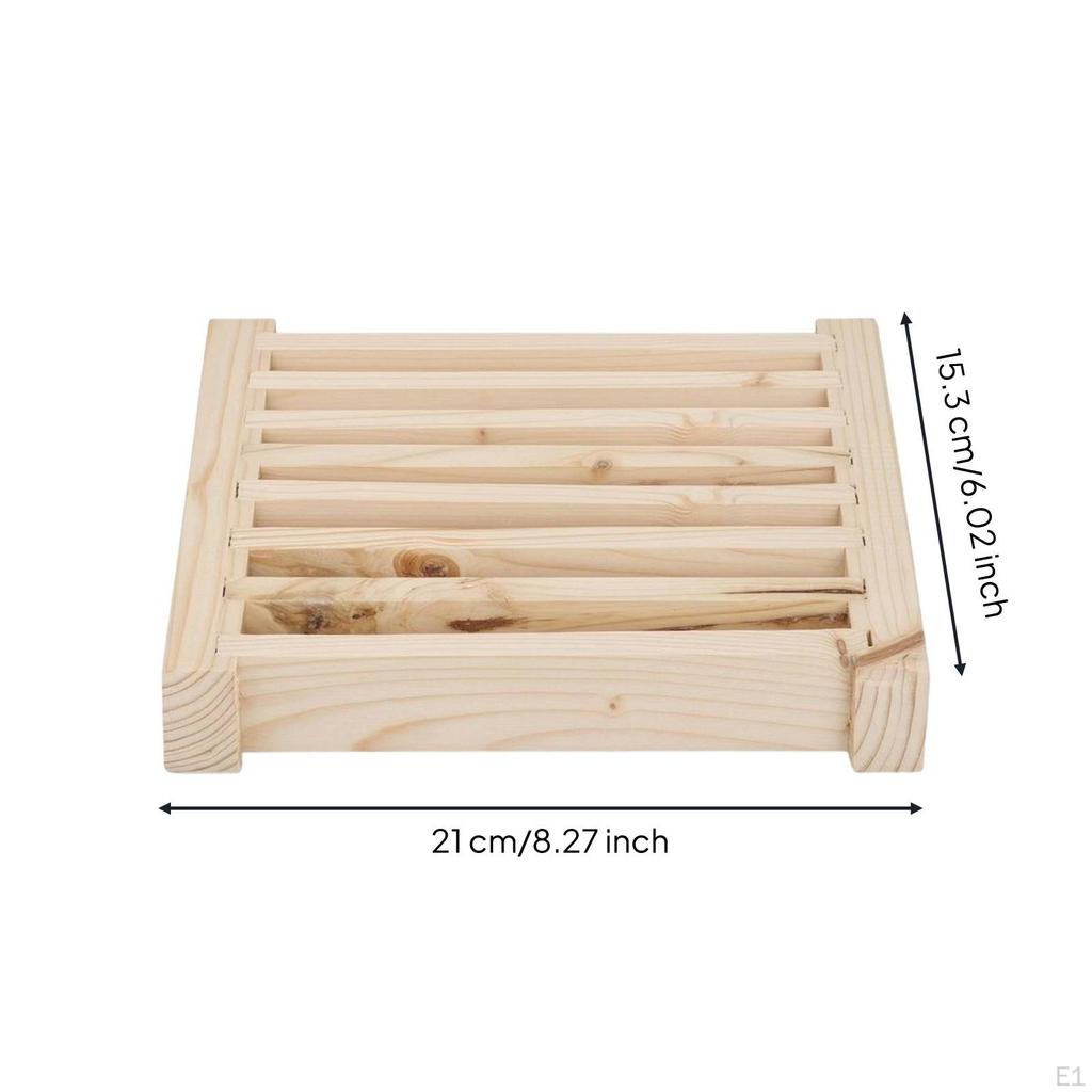 Sauna Room Wooden Vent Rectangular Grille Slatted