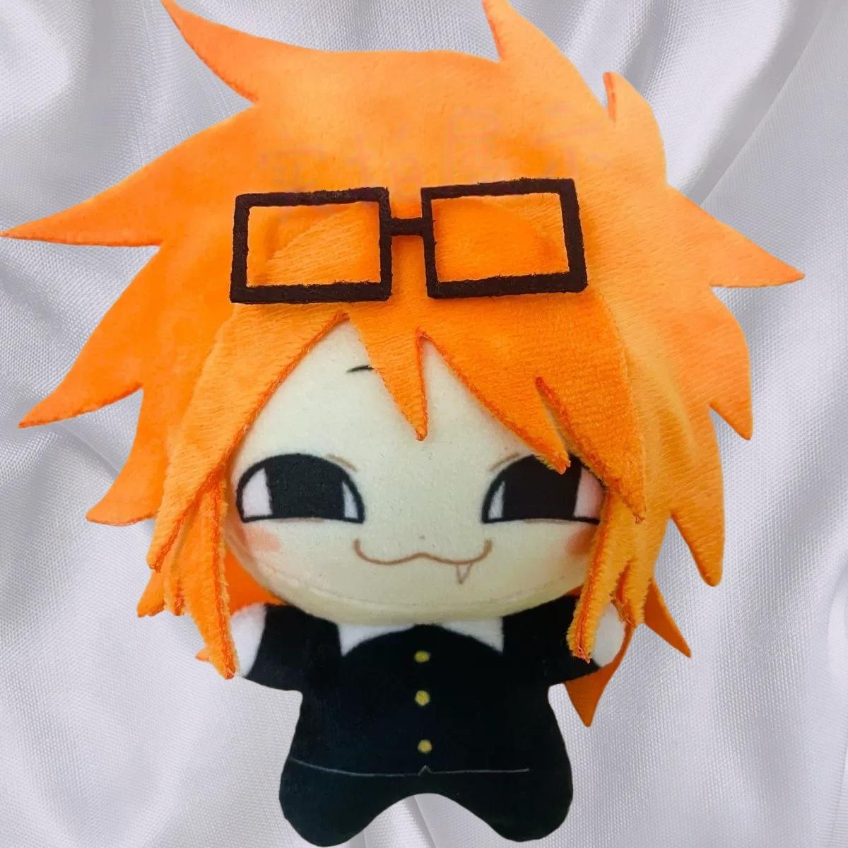 Ranfren Randall Poupée Haricot Doux Randal Wu Poupée Environnante Poupée Peluche Faite à la Main Mignonne Fille Cadeau Ornement de Bureau Collection 10Cm