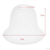 Bell Shape Vintage Frosted & Clear Glass Lamp Shade