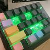High Translucent Keycaps Enhances Backlits Illumination Effects and Long Time Use for Mechanical Keyboards