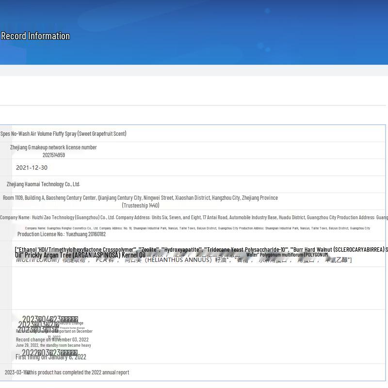 Spes No-Rinse Air Volumizing Hair Spray