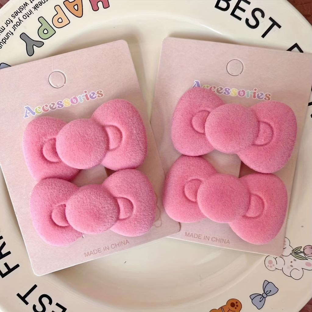 Charming Pink Bow Hairpin, Perfect for Daily Wear, Designed for Women As A Cute Hair Accessory