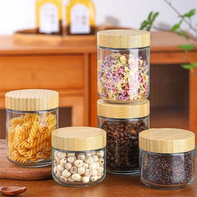 Juego de 4 Tarros para Avena Nocturna con Tapas, Tarros Herméticos a Prueba de Fugas, Contenedores de Vidrio Herméticos para Preparación de Comidas, Reutilizables Sellados