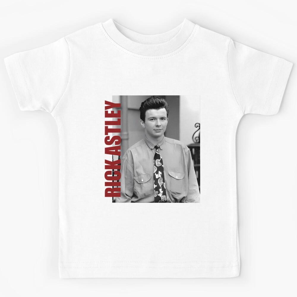Rick Astley // Rick Astley Retro Aesthetic Fan Art //80s Kids T-Shirt 100