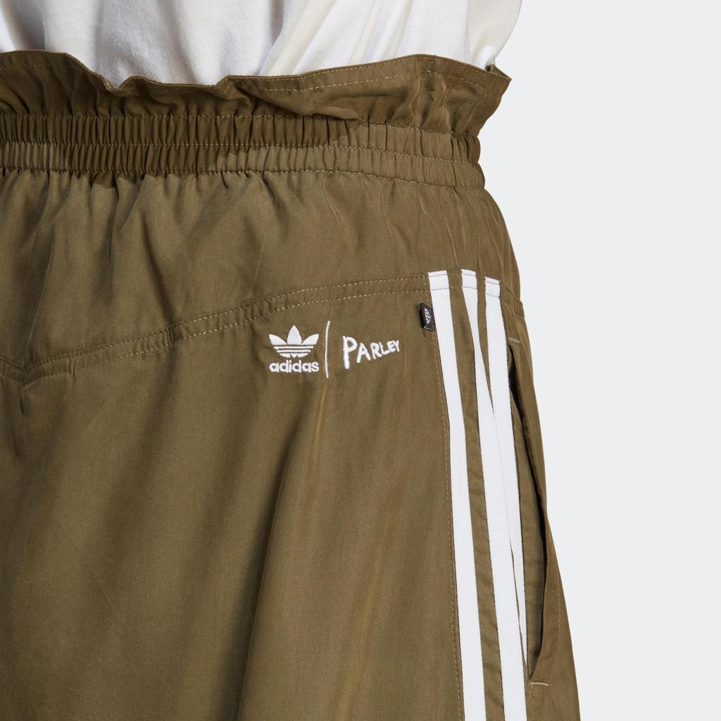 adidas Originals Logo Trifoglio Stampa Sport Gonna Casual Media Lunghezza Donna Gonna A Strati Verde Oliva IC5360