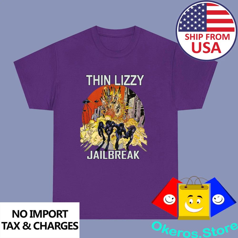 Thin Lizzy Jailbreak Men s Purple Size S to 5XL 2XL