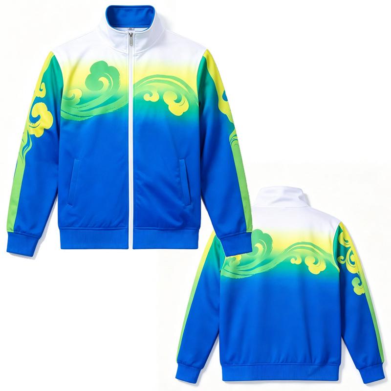 Unisex Spring & Autumn Long-Sleeved Fitness & Dance Three-Piece Sports Suit Set