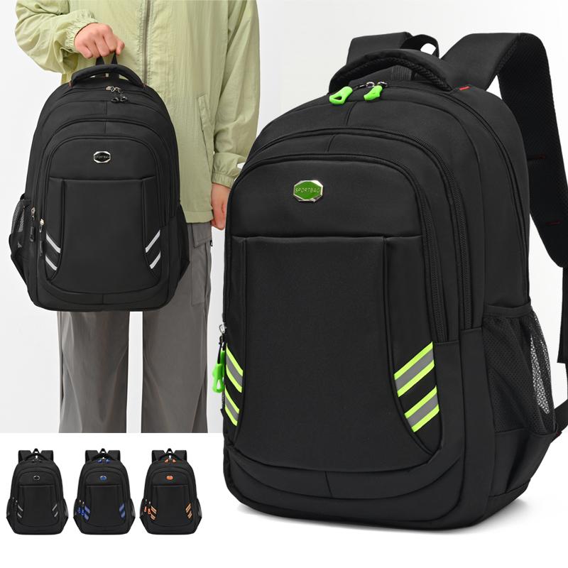 Large Capacity Backpack, Men'S And Women'S Student Computer Bagmulti Pocket Waterproof And Wear-Resistant Commuting Backpack,Chr