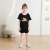 Children's Casual Short-sleeved T-shirt, Summer Boys' And Girls' Cute Capri Blouse