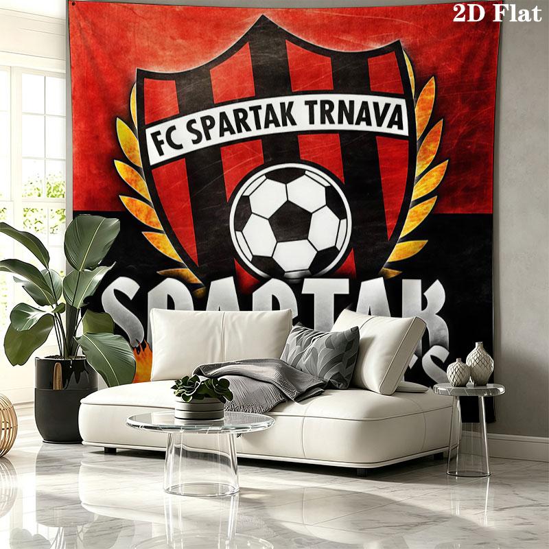 FC Spartak Trnava Wall Tapestry Aesthetic Wall Hanging Printed Fabric Blanket Decorative Tapestries for Bedroom Living Room Home Decor