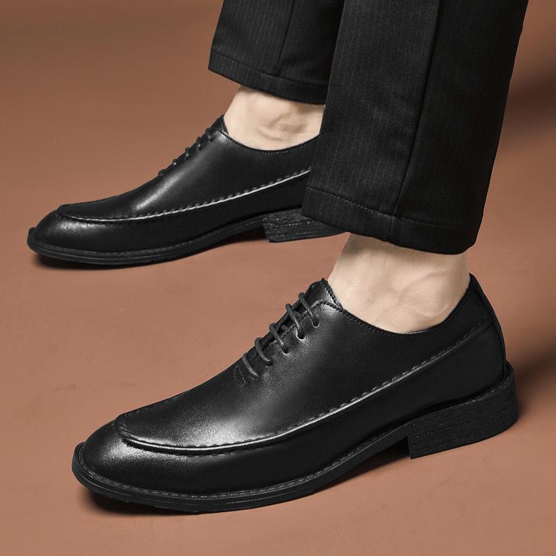Ew Genuine Leather Men Oxfords Shoes Handmade Italian Mens Casual Shoes Luxury Brand Moccasins Male Classic Men Wedding Shoes