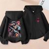 Anime Chainsaw Man Pochita Power Hayakawa Aki Makima Denji Grafik Reißverschluss Hoodie Herren Damen Mode Übergroße Zip-Up Jacke Mantel